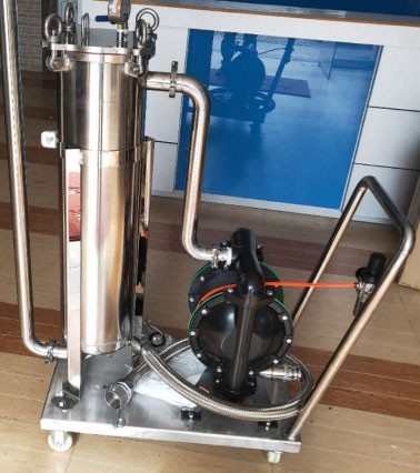 Pneumatic pump application combination